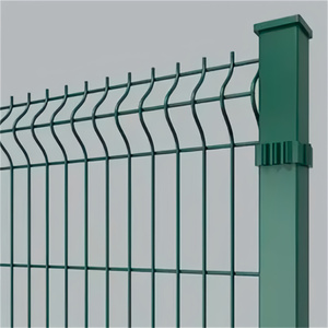 Cercas para Jardín Galvanizadas con Recubrimiento en Polvo, Cercas de Malla Curva, Cercas de Malla Metálica 3D, Malla Metálica para Cercas - Product Image 1