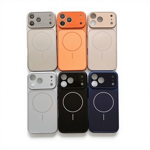 Étui de luxe givré en PC rigide magnétique pour iPhone 18 17 16 15 14 Pro Max avec protection d'objectif et anti-chute - Product Image 6