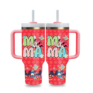 Ensemble cadeau de tasses isothermes avec logo personnalisé Dessnney, gobelet de 40 oz, motif souris de dessin animé, joyeuse fête des mères, <span class=keywords><strong>tasse</strong></span> à double paroi anti-fuite sous vide - Product Image 4