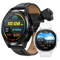Nuevo Reloj Inteligente con Auriculares TWS, Pantalla IPS; Pagos sin Conexión, Monitor de Frecuencia Cardíaca, Presión Arterial, Monitor de Sueño, Rastreador de Actividad de Silicona