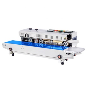 Máquina Selladora de Bolsas de Plástico Automática Fr-1000, Selladora de Banda Continua con Impresión de Fecha - Product Image 1