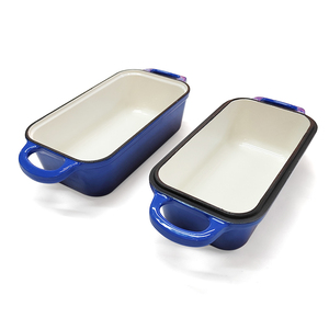 Molde para Pan de <span class=keywords><strong>Hierro</strong></span> <span class=keywords><strong>Fundido</strong></span> <span class=keywords><strong>Esmaltado</strong></span> con Doble Asa, Ideal para Hornear en Casa y Pan Casero - Product Image 4
