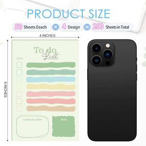 Tin nhắn dính ghi chú keo ràng buộc để làm danh sách kế hoạch ghi nhớ sách dễ thương Kawaii vật tư văn phòng trường phụ kiện văn phòng phẩm tùy chỉnh - Product Image 2