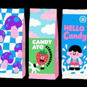 Sacs en Mylar personnalisés avec des motifs créatifs variés, refermables, à l'épreuve des enfants, 1g, 3,5g, 7g, 14g, 28g, 1oz - Product Image 3