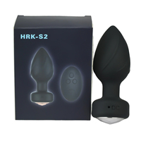Drop-Shipping Fernbedienung Vibrator Dildo Butt Plug für Frauen Ass Plug