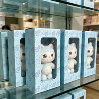 Boîtes cadeaux en papier avec fenêtre transparente imprimées sur mesure |   Boîtes en carton mignonnes à motif de patte pour jouets, collations et produits de boulangerie