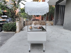 Carretto Gelati Più Venduto, Carrello Portatile per Gelati e Ghiaccioli, Mini Carrello Refrigerato, Carretto Gelati a Spinta Manuale - Product Image 3