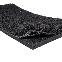 LFL Schwarze Wasserdichte Weiche Kunstrasen-Golfmatte für Innen- und Außenbereich Garten-Nutzung Putting Green