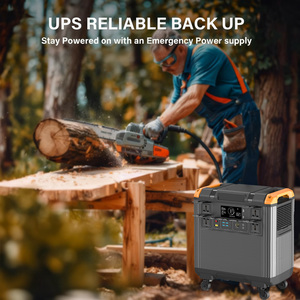 Factory Wholesale <b>Solar</b> Charge <b>Generator</b> 1200w 2400w 3000w 110v 230v Portalb Battery Power Station for Outdoor Backup T20 Emerge - Product Image 3