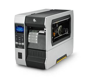 Imprimante d'étiquettes de codes-barres industrielle haute résolution Zebra <span class=keywords><strong>ZT610</strong></span> 600 dpi avec enrouleur, écran tactile couleur 4,3 pouces ZT61046-T290100Z - Product Image 1