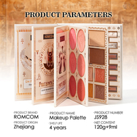 Julystar Kit de Maquillage Tout-en-un Longue Tenue : Fard à Paupières Mat Scintillant, Blush, Enlumineur, Correcteur, Gloss à Lèvres, Mascara, Poudre à Sourcils