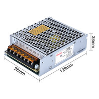 Alimentation à découpage triple sortie MWISH T-30B 30W 5V 3A 12V 1A 12V 0.5A pour module PLC, capteur et système de contrôle multi-tension
