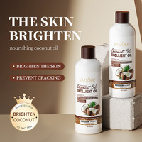 Ensemble de soins hydratants, éclaircissants et raffermissants à l'extrait de noix de coco biologique pour le visage, le corps et les cheveux