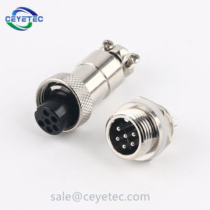 Авиационный металлический разъем, разъем Din 13 мм GX12, <span class=keywords><strong>6</strong></span>-контактный разъем - Product Image 4