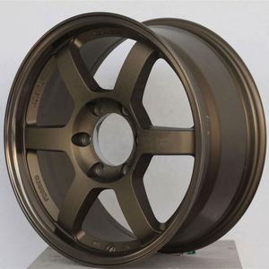 สำหรับรังสี <span class=keywords><strong>TE37</strong></span>ล้อแม็กสำหรับรถยนต์นั่งขนาด15นิ้วขอบล้ออัลลอยสำหรับรถแข่งโวลค์สีบรอนซ์ <span class=keywords><strong>TE37</strong></span><span class=keywords><strong>สี</strong></span>บรอนซ์ขนาด4*100 - Product Image 6