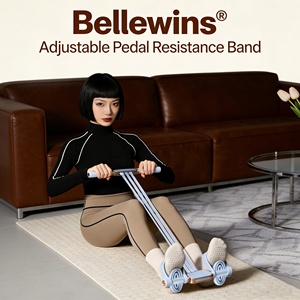 Bellewins - Entrenador de Resistencia con Pedales Portátiles, <span class=keywords><strong>Cuerda</strong></span> Elástica para Abdominales y Moldeamiento Corporal, para Ejercicios de Fitness en Casa - Product Image 6