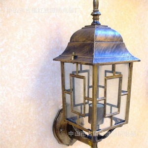 Lampe murale d'extérieur en aluminium carré avec verre trempé, éclairage de jardin étanche à LED, 110-240V, montage mural - Product Image 2