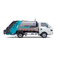 Camion compacteur de déchets électrique Dongfeng 4x2, véhicule de collecte des déchets à énergie nouvelle de 5 m³ avec compression hydraulique