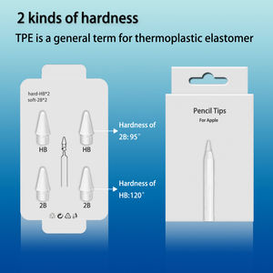 Paquete de 4 Puntas de Repuesto para <span class=keywords><strong>Apple</strong></span> <span class=keywords><strong>Pencil</strong></span>, Puntas Protectoras de Alta Calidad para <span class=keywords><strong>Apple</strong></span> iPad <span class=keywords><strong>Pencil</strong></span> de 1ª y 2ª Generación - Product Image 2