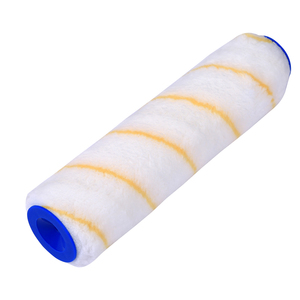 Rouleau de peinture en polyester blanc de qualité industrielle E-tool 9 pouces, épaisseur de poils de 15 mm, liaison thermique, support OEM, pour peinture et décoration - Product Image 5