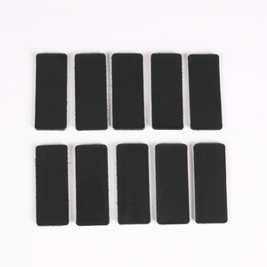 Wholesale Strong Adhesive Double Sided Waterproof Nylon <strong>Hook</strong> <strong>and</strong> <strong>Loop</strong> Rectangle Patch Resistance Black - Product Image 5