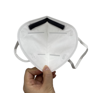 NEWLISON masker pelindung sekali pakai, Respirator putih dapat dilipat <span class=keywords><strong>FFP2</strong></span> KLT01 4 lapisan tanpa katup ramah kulit - Product Image 6