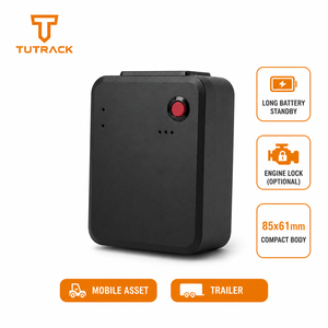 Uzun Pil Ömrüne Sahip Uzaktan Motor Kilitleme Özellikli 85x61x31mm Kalın Gövdeli Mobil Varlık Römorku Kablosuz Manyetik GPS İzleyici - Product Image 1