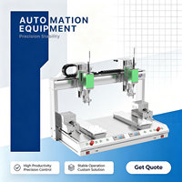 Machine de distribution intelligente à double tête séparée, applicateur d'adhésif de table personnalisable pour l'électronique