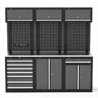 Banc de travail modulaire robuste, armoire à outils de garage, atelier