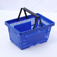 Paniers de présentation durables en plastique écologique de 20 L pour supermarchés et magasins de détail