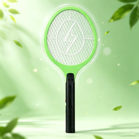 Raquette anti-moustiques haute tension personnalisée, tue-mouches électrique rechargeable, filet de sécurité 3 couches OEM