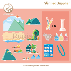 Jouet éducatif 3D dessin Doodle Art Set carte de voeux tridimensionnelle pour enfants avec expérience scientifique de la forêt d'automne faite - Product Image 2