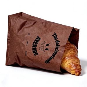Sac en papier kraft de qualité alimentaire écologique avec logo personnalisé et impression à l'écran Capacité de 20 kg - Product Image 1