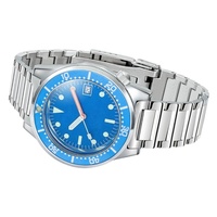 Fabricant ODM, montre mécanique personnalisée Miyota 9015, étanche 100 m, lunette en céramique, montre-bracelet de luxe, montres automatiques