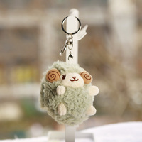 Nouveau Porte-clés Mignon en Peluche Douce en Forme de Mouton 2026, Breloque de Sac à Dos en Peluche Douce, Décoration, Jouets Porte-clés Animaux en Peluche