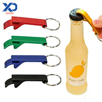 Wholesale Custom Logo Aluminum Alloy Bottle Opener Keychain, Portable Mini <strong>Beer</strong> Opener for Promotional Gift Party Favor