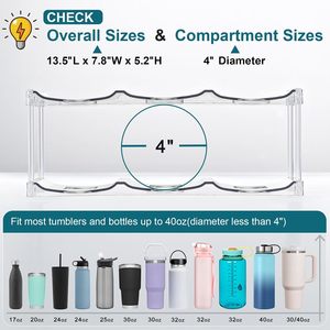 Hot-Selling Double-Tier Wine <b>Rack</b> <b>Storage</b> Organizer Plastic Cup Holder for Beverage Water <b>Bottle</b> and Umbrella Home Use - Product Image 5