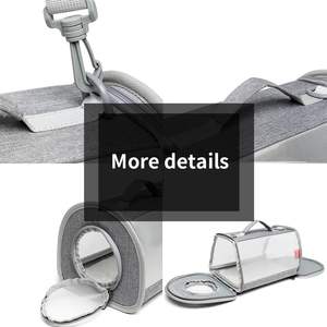 2025 gran oferta al aire libre pájaro hámster jaula mochila transparente portador de animales pequeños 360 vista para periquitos canarios bolsa para mascotas - Product Image 4