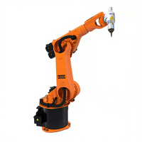 Système de bras robotisé Kuka à 6 axes, machine de découpe au laser à fibre métallique automatique