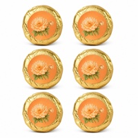 Tablette de douche effervescente OEM ODM à la mandarine 30g, personnalisable avec marque privée, pour un ensemble cadeau spa apaisant et relaxant