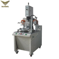 Machine de soudage par ultrasons à haute vitesse à deux têtes, soudeur en plastique sonique à plateau tournant automatique pour bouchons de filtre PP