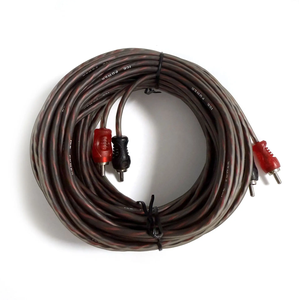 2RCA Lotus Head Audio <b>Cable</b> Copper Clad Steel Core Nickel Plated Plug PVC Jacket - Product Image 3