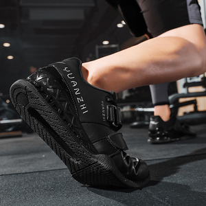 OEM logotipo personalizado zapatos de levantamiento de pesas punta más ancha material superior sintético Squat gimnasio <span class=keywords><strong>zapatillas</strong></span> hechas en China - Product Image 5