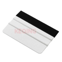 Raclette en feutre suédé pour l'application de films de protection automobile, accessoires pour vitres et outils de découpe de film de carrosserie avec raclette carrée