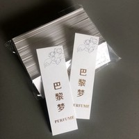 Bandes de test de parfum personnalisées avec logo, échantillons de parfum, papier test, papier absorbant, bandes de parfum