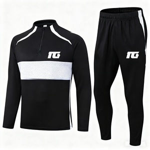 Conjunto Deportivo de Fútbol Real <span class=keywords><strong>Betis</strong></span> 25/26 en Existencia, Chaqueta de Club de Fútbol de Invierno, Mangas Largas, Conjuntos de <span class=keywords><strong>Entrenamiento</strong></span>, Chaqueta, Pantalones, Camisetas - Product Image 1