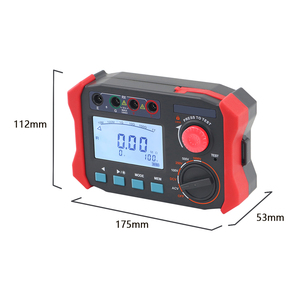 Mini Điện áp kháng phạm vi 100V 250V 500V 1000V điện áp cao 0.06 Mohm-50.00Gohm megohmmeters cách nhiệt Meter Tester - Product Image 4