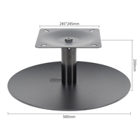 Base de chaise rotative à 360 degrés en métal, directement de l'usine, pour chaise de bureau ou de salle à manger