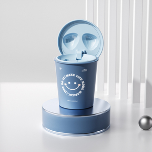 หูฟังไร้สาย <span class=keywords><strong>SIBYL</strong></span> BSCI รุ่น Coffee Cup สำหรับเด็ก พร้อมเคสชาร์จน่ารัก รูปทรงแก้วกาแฟ รุ่นส่วนตัว V5.3 - Product Image 1