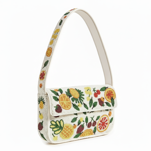 Sac à main personnalisé en perles avec bandoulière amovible - Product Image 1